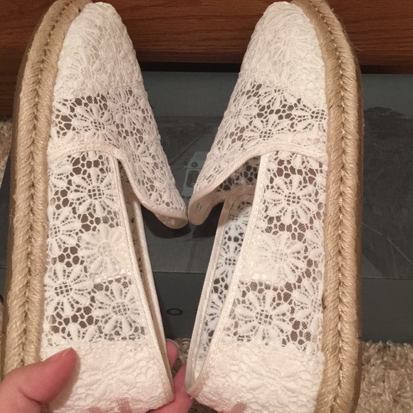 NWT TOMS Alpargata rope natural lace shoes 6.5 - Picture 6 of 9